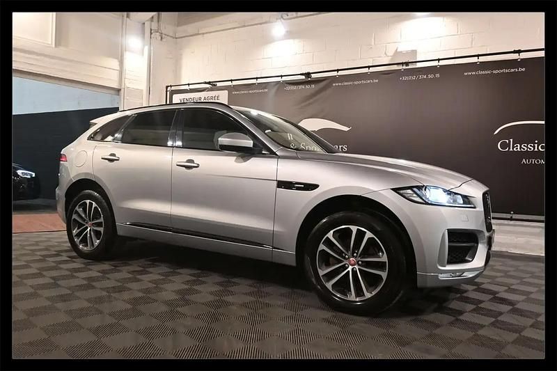 Argent Utilisé 2018 Jaguar F-Pace R-Sport SUV | 15 950 € (Super prix) - Image 1/4