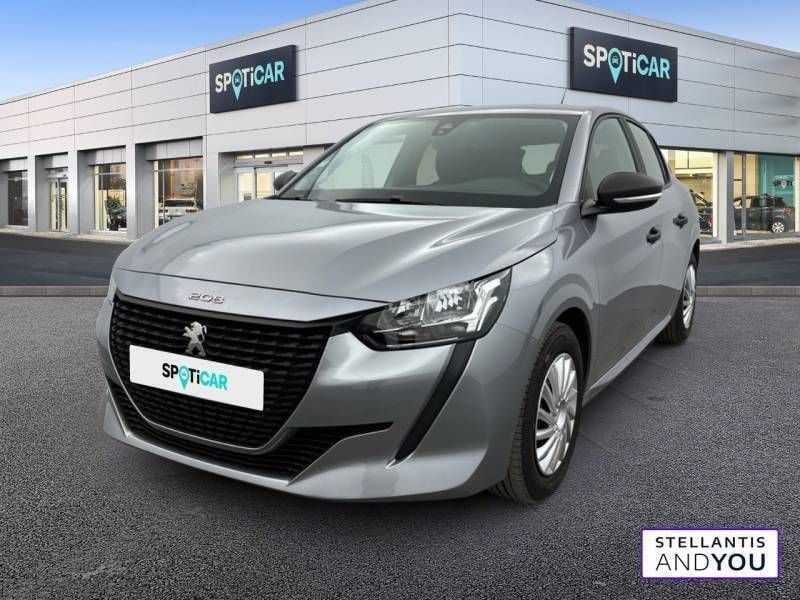 Gris Utilisé 2021 Peugeot 208 S Citadine | 10 490 € (Bon prix) - Image 1/3