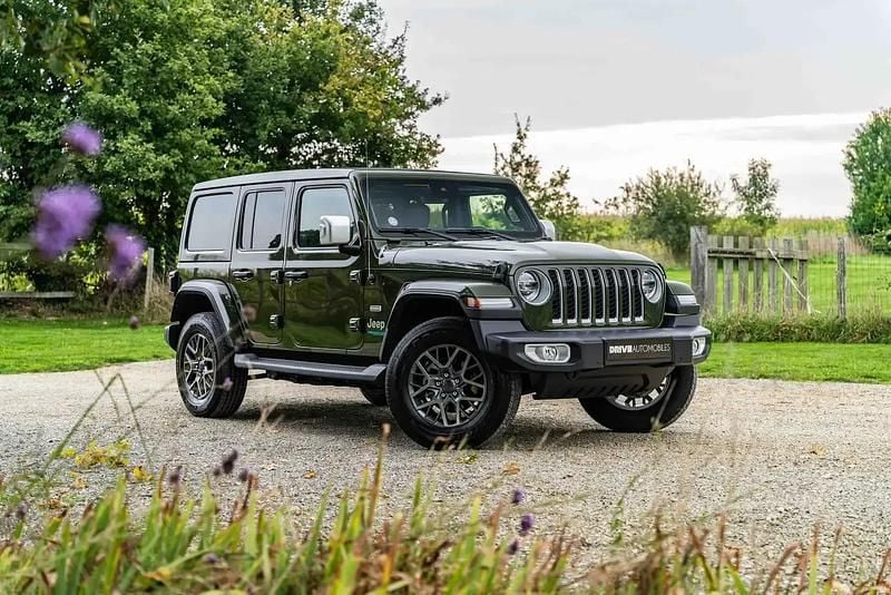 Vert Utilisé 2022 Jeep Wrangler Unlimited Overland SUV | 54 990 € (Super prix) - Image 1/4