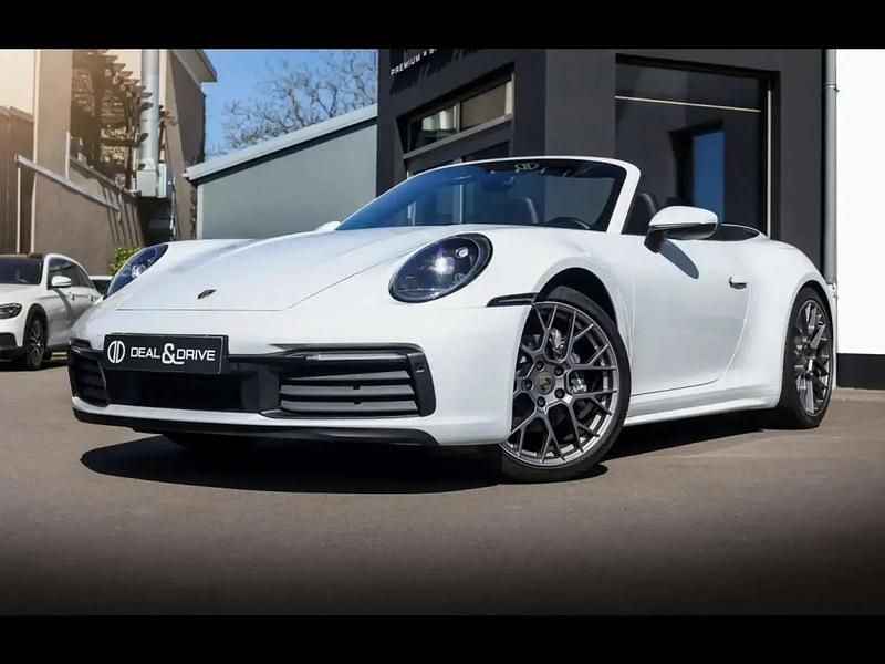 Blanc Occasion 2020 Porsche 911 Carrera Cabriolet Cabriolet | 114 900 € - Image 1/4
