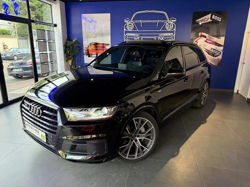Noir Utilisé 2018 Audi Q7 Sport SUV | 39 990 € (Prix juste) - Image 1/4