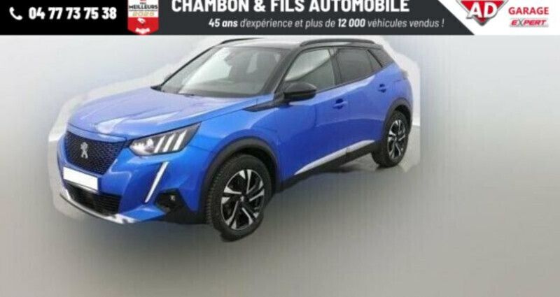 Bleu Occasion 2020 Peugeot e-2008 GT-line SUV | 17 598 € (Prix assez cher) - Image 1/4