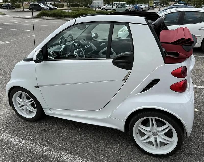 Blanc Utilisé 2015 Smart ForTwo Cabrio Brabus Cabriolet | 9 000 € - Image 1/4