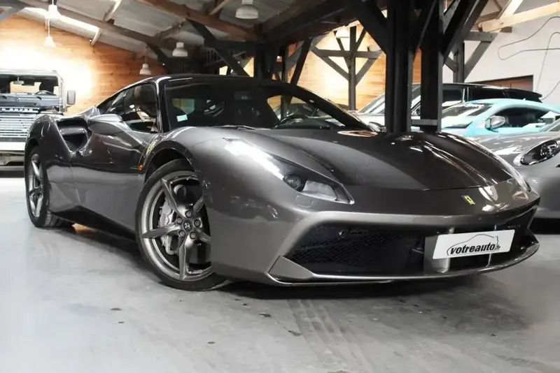 Gris Utilisé 2015 Ferrari 488 Coupé | 209 800 € (Bon prix) - Image 1/4