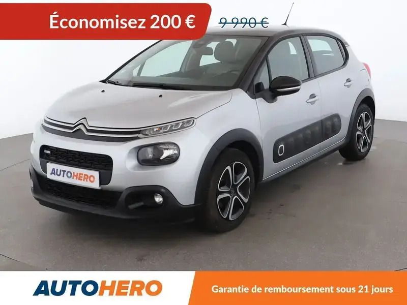 Gris Utilisé 2017 Citroën C3 PureTech Citadine | 9 790 € (Prix juste) - Image 1/2