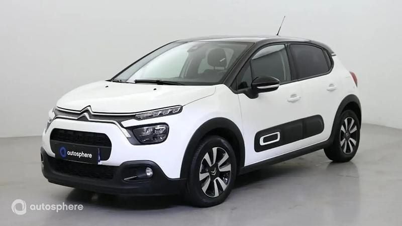 Blanc Utilisé 2023 Citroën C3 PureTech Citadine | 12 499 € (Bon prix) - Image 1/4