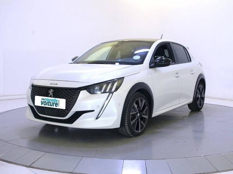 Blanc Utilisé 2021 Peugeot 208 GT Citadine | 16 490 € (Prix juste) - Image 1/4