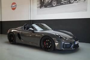 Gris Utilisé 2016 Porsche Boxster Spyder Cabriolet | 99 900 € - Image 1/4