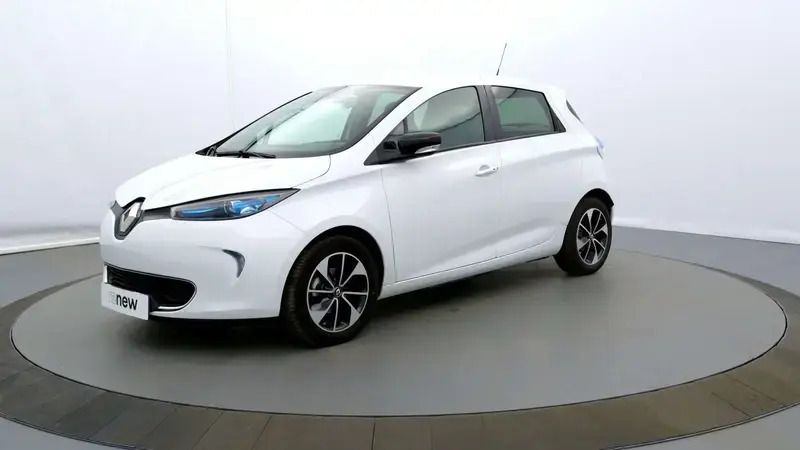 Blanc Utilisé 2018 Renault Zoe Intens Citadine | 6 690 € (Super prix) - Image 1/4