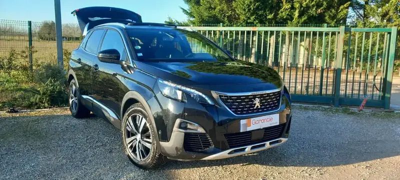Noir Utilisé 2019 Peugeot 3008 GT-line SUV | 13 900 € (Prix assez cher) - Image 1/4