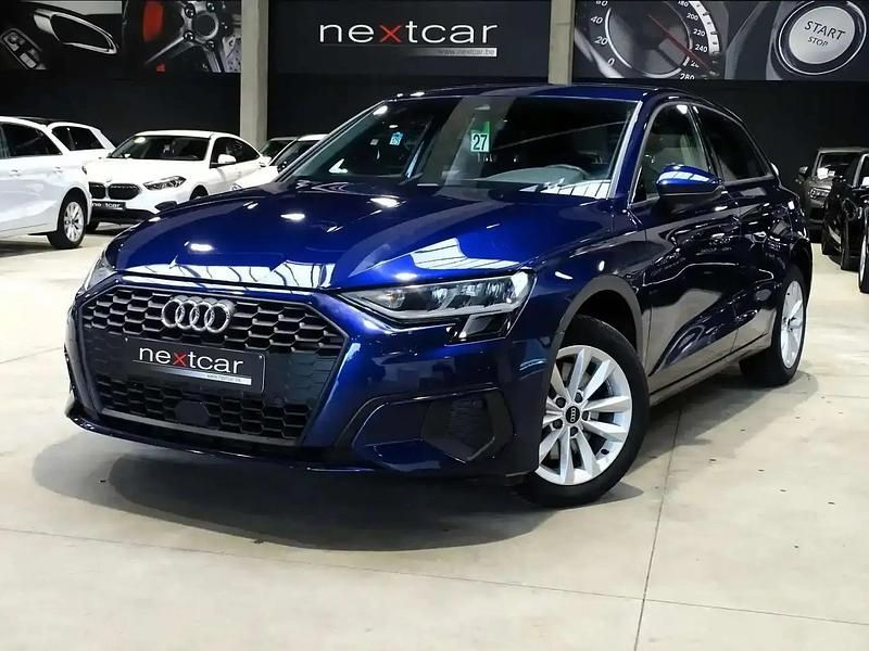Bleu Occasion 2021 Audi A3 Advanced Berline | 19 490 € (Prix juste) - Image 1/4