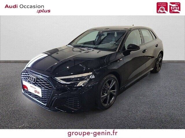 Noir mythe métallisé Utilisé 2022 Audi A3 S-Line | 29 900 € (Prix juste) - Image 1/4