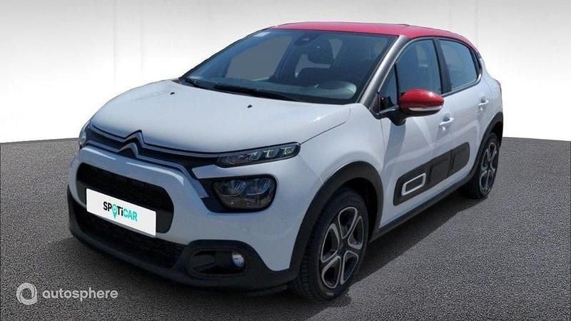 Blanc Utilisé 2022 Citroën C3 PureTech Citadine | 11 980 € (Prix juste) - Image 1/4