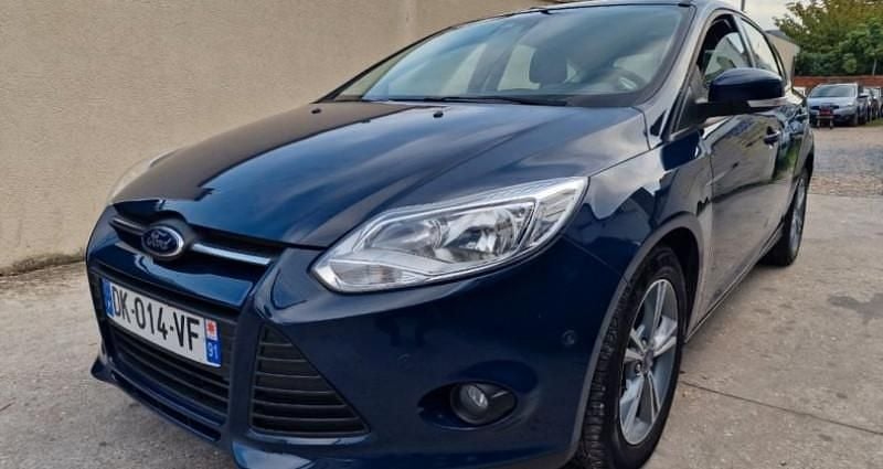 Bleu Utilisé 2014 Ford Focus S Berline | 6 950 € (Bon prix) - Image 1/4