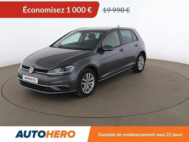 Gris Occasion 2019 VW Golf Berline | 18 990 € (Bon prix) - Image 1/2