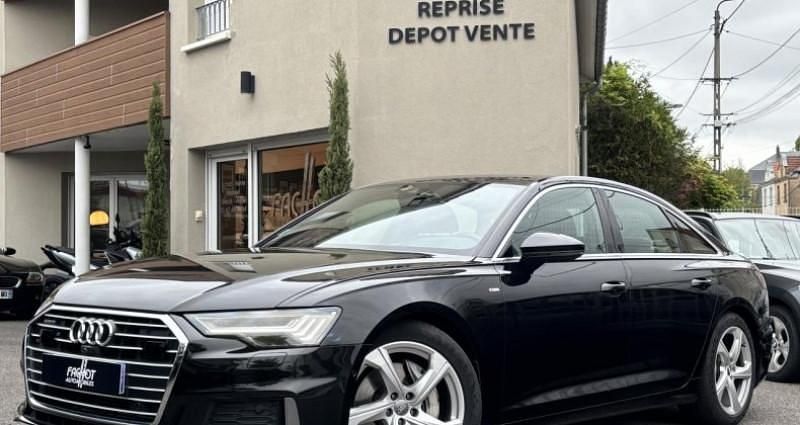 Noir Utilisé 2018 Audi A6 S-Line Berline | 32 990 € (Prix juste) - Image 1/4