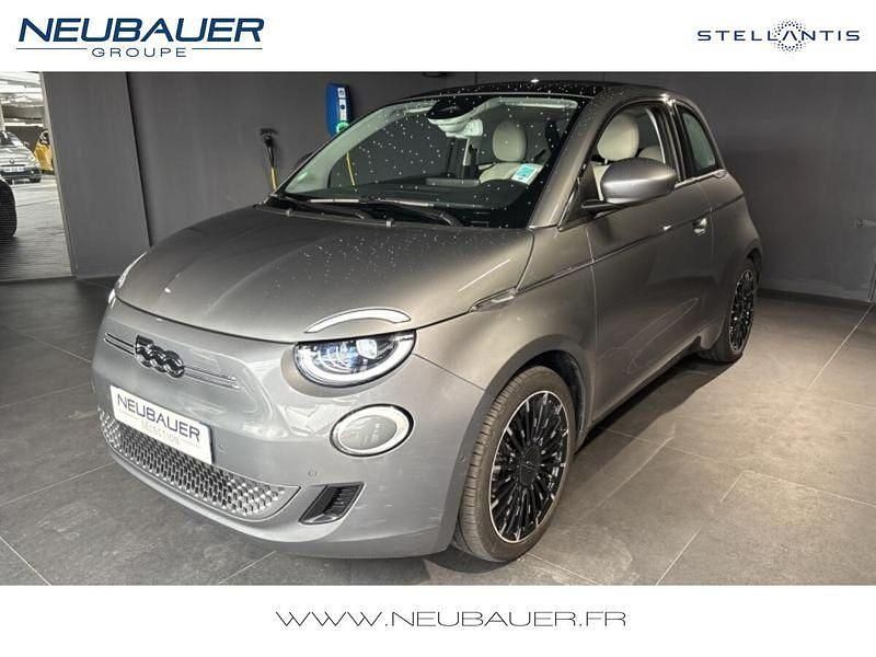 Mineral grey métal Utilisé 2021 Fiat 500e La Prima Berline | 17 970 € (Prix juste) - Image 1/4