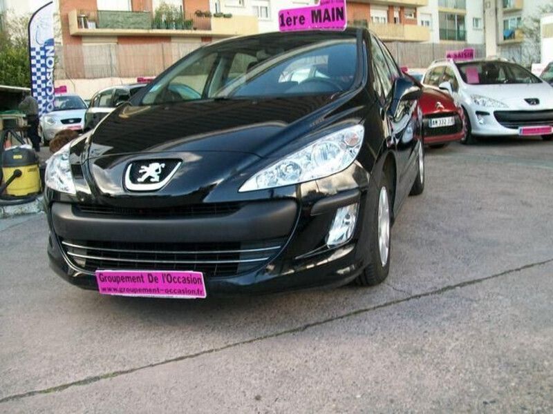 Noir Utilisé 2010 Peugeot 308 Berline | 7 990 € (Prix assez cher) - Image 1/4