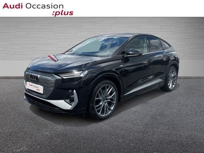 Noir Utilisé 2022 Audi Q4 e-tron S-Line SUV | 32 900 € (Prix juste) - Image 1/3
