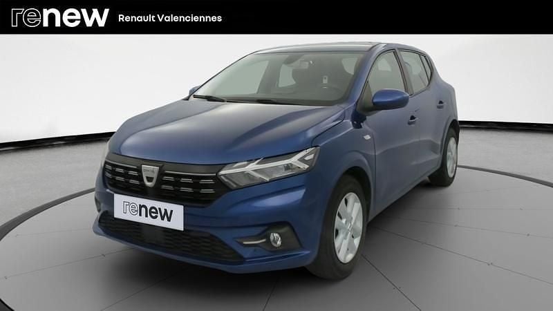 Bleu iron métallisé Occasion 2022 Dacia Sandero Comfort Berline | 12 699 € (Bon prix) - Image 1/4