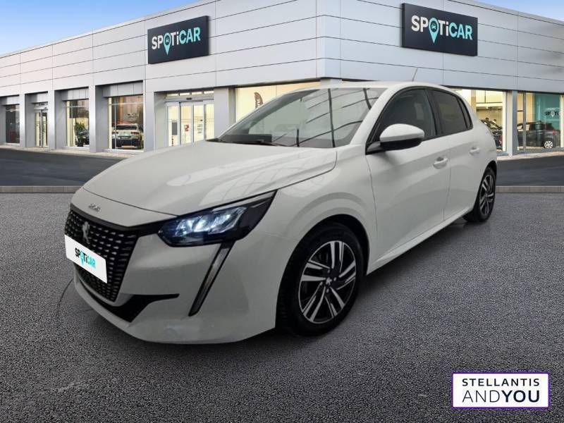 Blanc Utilisé 2021 Peugeot 208 Allure Citadine | 13 790 € (Prix juste) - Image 1/3