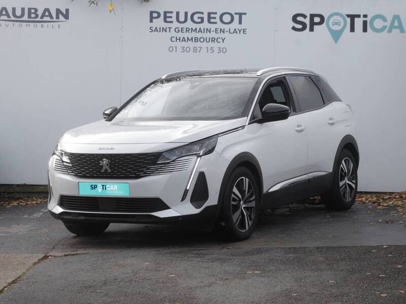 Blanc Utilisé 2021 Peugeot 3008 SUV | 22 990 € (Prix juste) - Image 1/3