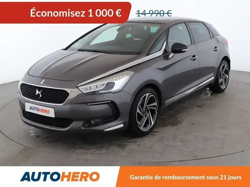 Gris Utilisé 2016 Citroën DS5 Sport Chic Citadine | 13 990 € (Prix juste) - Image 1/2