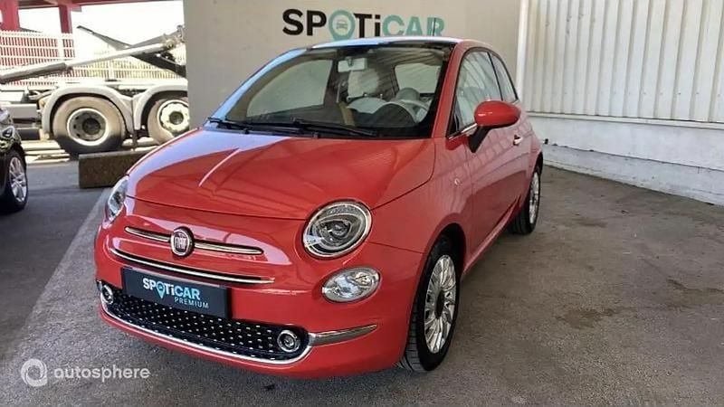 Gris Utilisé 2018 Fiat 500 Lounge Berline | 12 999 € (Bon prix) - Image 1/4
