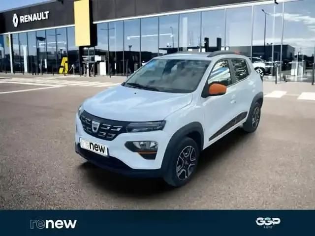Blanc Occasion 2021 Dacia Spring Comfort Plus Citadine | 9 999 € (Prix assez cher) - Image 1/4