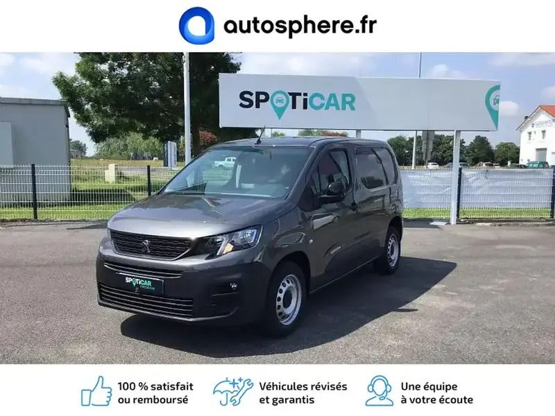 Gris platinum métal Utilisé 2023 Peugeot Partner S Monospace | 25 499 € - Image 1/4