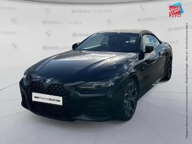 Saphirschwarz métallisé Occasion 2025 BMW 420 M Sport Cabriolet | 65 999 € - Image 1/4