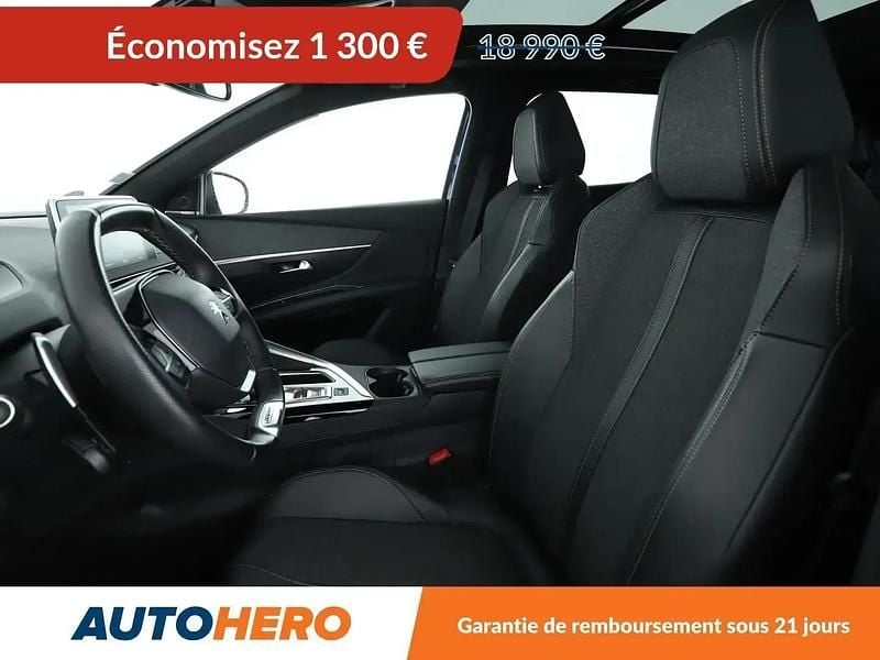 Bleu Utilisé 2019 Peugeot 3008 GT-line SUV | 17 690 € (Bon prix) - Image 1/2