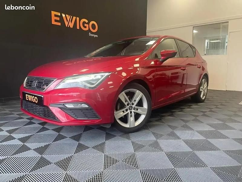 Rouge Utilisé 2018 Seat Leon FR Berline | 9 990 € (Prix juste) - Image 1/4