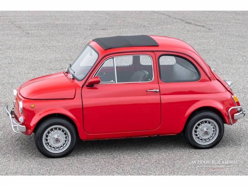 Rouge Occasion 1971 Fiat 500L Monospace | 12 950 € - Image 1/4