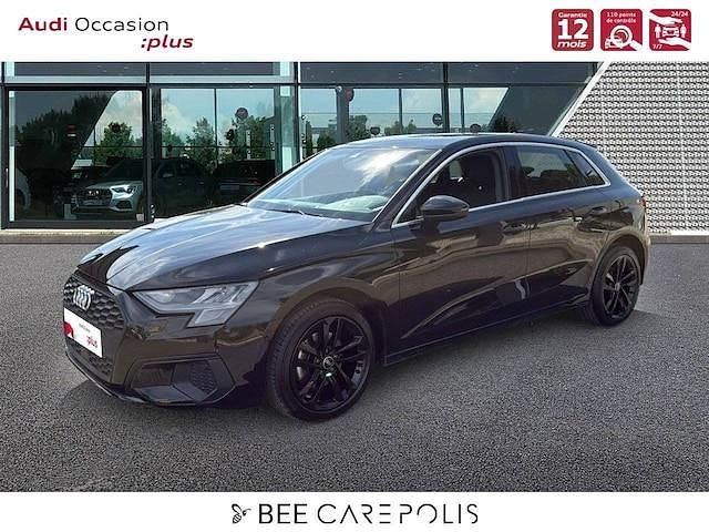 Noir brillant Utilisé 2022 Audi A3 Design | 25 490 € (Prix assez cher) - Image 1/4