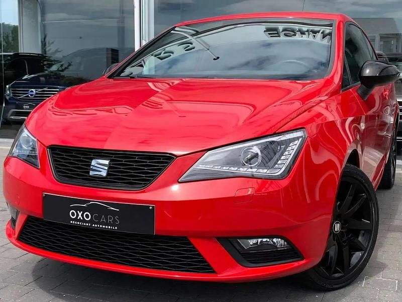 Rouge Utilisé 2015 Seat Ibiza Berline | 8 490 € (Prix juste) - Image 1/4