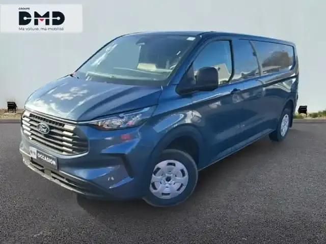 Bleu azur métallisée Occasion 2024 Ford Transit Custom Trend | 32 990 € (Prix juste) - Image 1/4