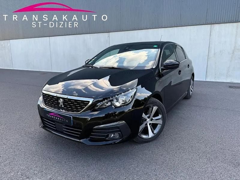 Blanc Utilisé 2020 Peugeot 308 GT-line Berline | 15 490 € (Bon prix) - Image 1/4
