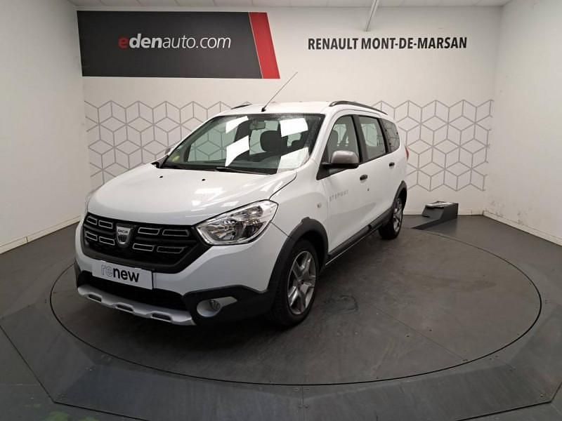 Blanc Utilisé 2020 Dacia Lodgy Stepway Monospace | 16 290 € (Prix juste) - Image 1/4