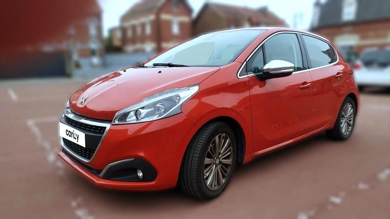 Rouge Utilisé 2016 Peugeot 208 Allure Citadine | 5 590 € (Bon prix) - Image 1/4