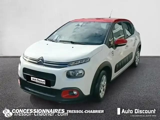 Blanc Utilisé 2019 Citroën C3 PureTech Citadine | 8 790 € (Prix juste) - Image 1/4