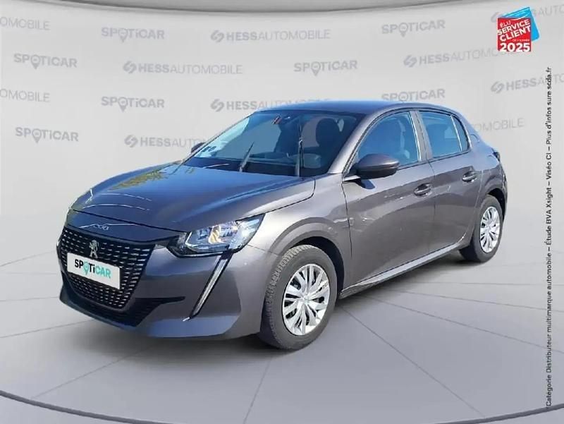 Gris Utilisé 2021 Peugeot 208 Active Citadine | 11 499 € (Prix juste) - Image 1/4