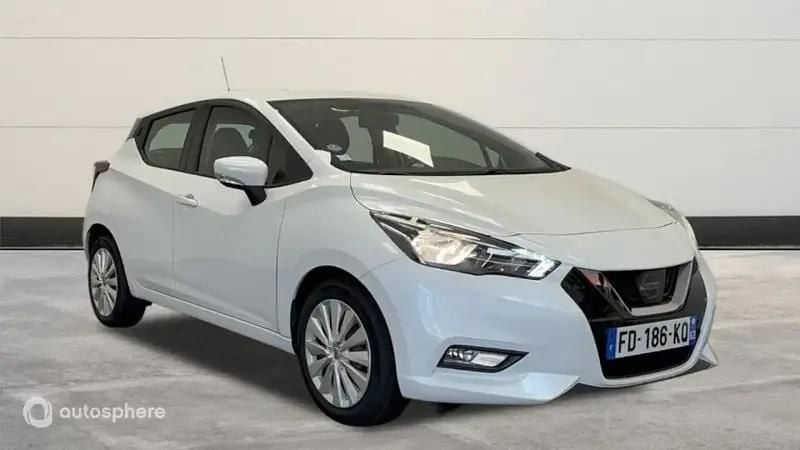 Blanc Utilisé 2019 Nissan Micra Acenta Citadine | 10 799 € (Bon prix) - Image 1/4