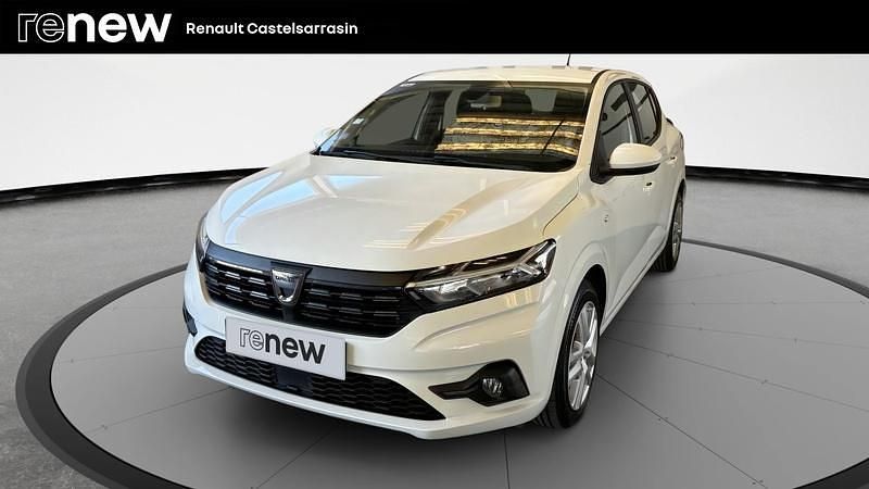 Blanc Utilisé 2021 Dacia Sandero Comfort Citadine | 10 990 € (Bon prix) - Image 1/4