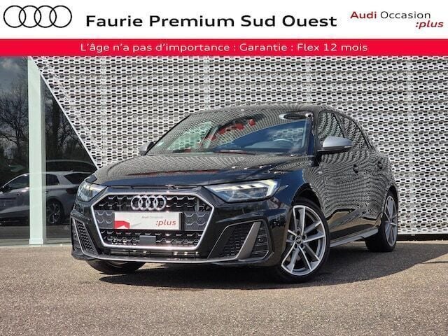 Noir mythe métallisé Utilisé 2022 Audi A1 Sportback S-Line Citadine | 29 990 € (Prix juste) - Image 1/4