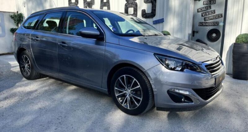 Gris c Utilisé 2016 Peugeot 308 Allure Break | 10 990 € (Super prix) - Image 1/4