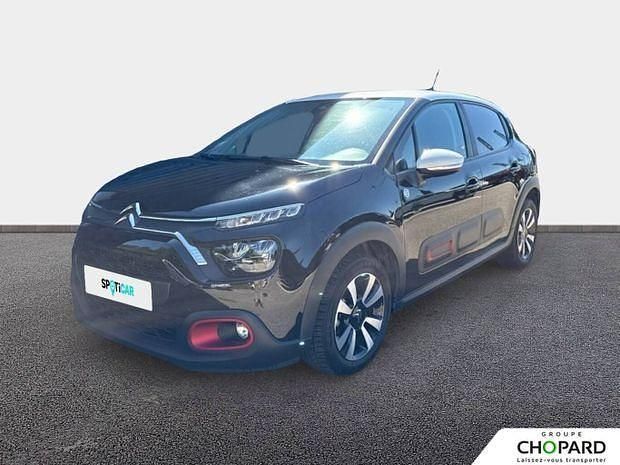 Noir Utilisé 2021 Citroën C3 Citadine | 11 790 € (Prix juste) - Image 1/4