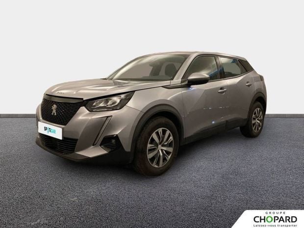 Gris Utilisé 2021 Peugeot 2008 Business-Line SUV | 11 489 € (Super prix) - Image 1/4