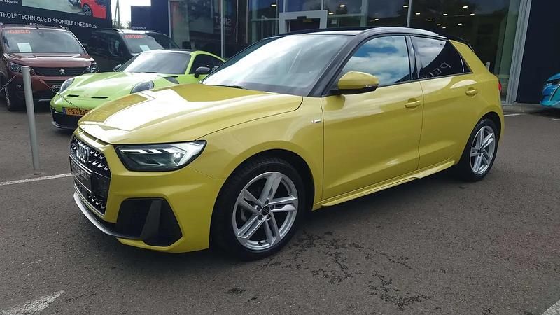 Jaune Utilisé 2022 Audi A1 S-Line Citadine | 24 900 € (Prix juste) - Image 1/4