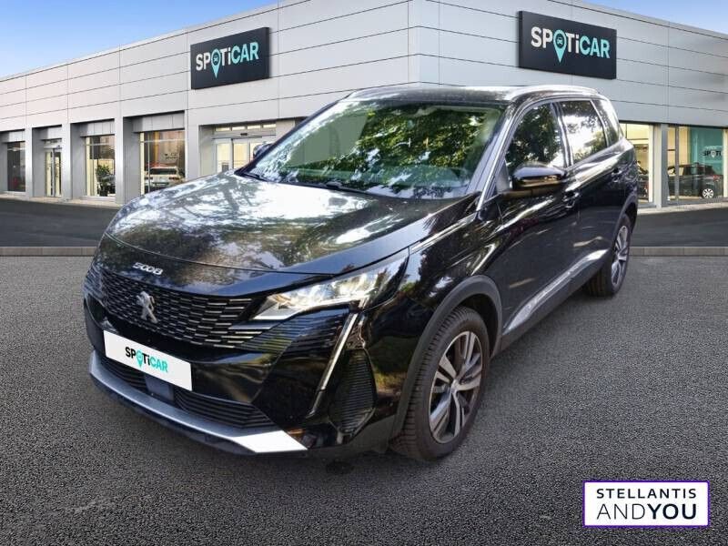Bleu Utilisé 2021 Peugeot 5008 Allure Monospace | 21 490 € (Super prix) - Image 1/3